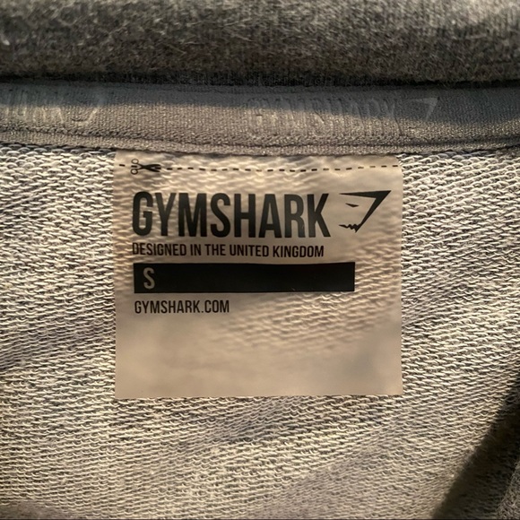 Grey Gymshark Cropped Hoodie - Size S - Picture 5 of 6